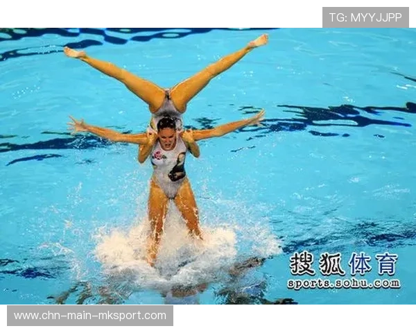 花样游泳队水上托举动作震撼观众